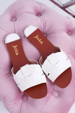 Damskie Boto Białe Damskie Klapki Sluck