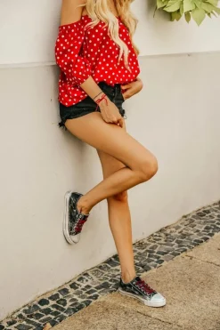 Big Star Shoes Trampki Damskie Big Star|Trampki Damskie Niskie*Big Star Czarne Posrebrzane Tenisówki Trampki BB274013