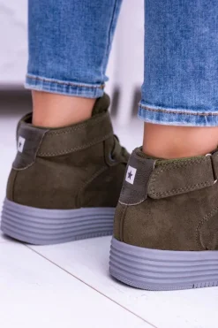 Online Big Star Shoes Big Star Sneakersy Trampki Khaki BB274648