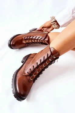 Damskie Buty damskie Vinceza Botki Damskie Camel Myroe