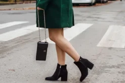 Damskie Buty damskie Vinceza Botki Damskie Ciepłe Eko Zamsz Czarne So Good