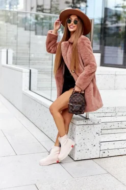 Boto Botki Damskie Na Platformie Beżowe Charlee