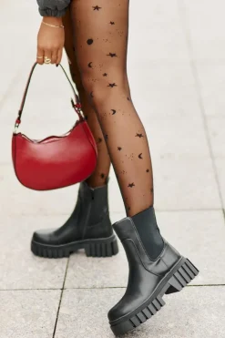 New Damskie buty S.Barski Botki Sztyblety Ocieplane Na Zamek S.Barski HY42-975 Czarne