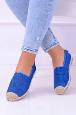 Clearance Boto Brokatowe Espadryle Lu Boo Chabrowe