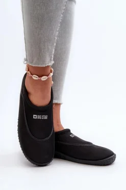 Damskie Big Star Shoes Buty Do Wody Damskie Czarne Big Star NN274A801