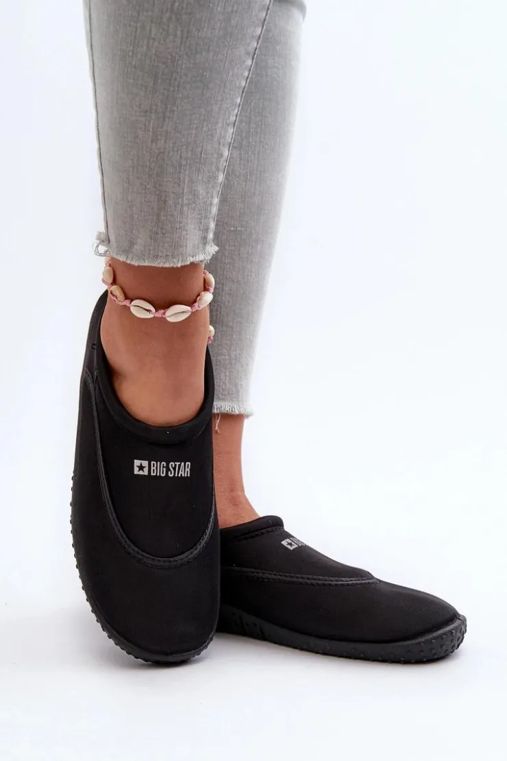 Damskie Big Star Shoes Buty Do Wody Damskie Czarne Big Star NN274A801