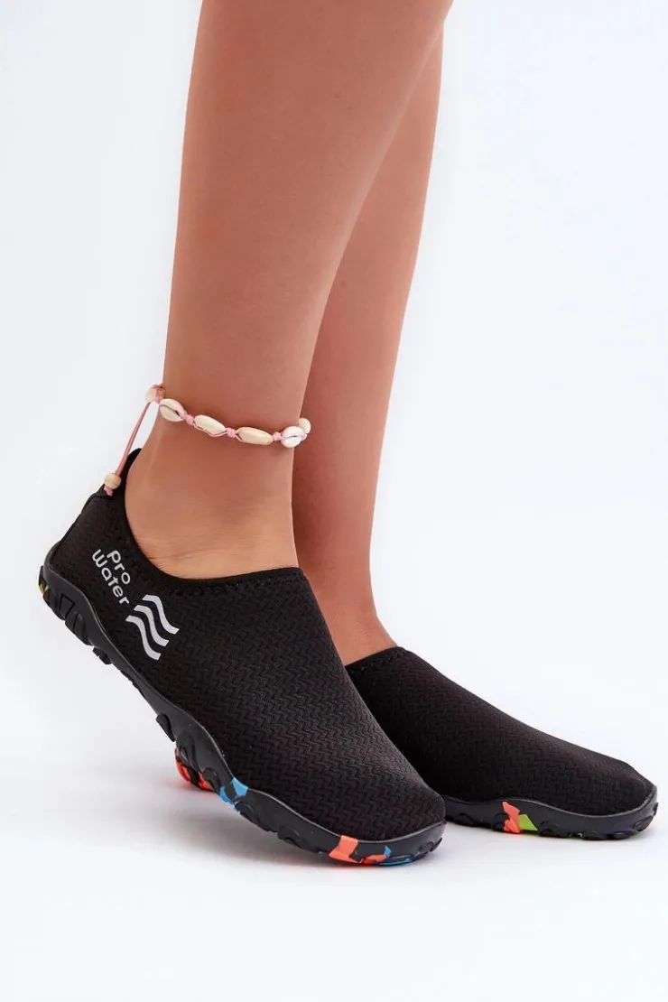 Outlet Boto Buty Do Wody Damskie PROWATER PRO-24-48-061L Czarne
