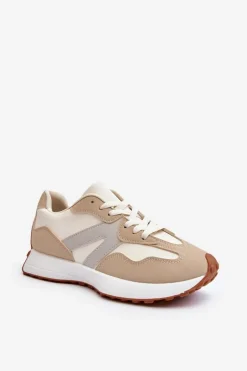 Damskie Boto Buty Sportowe Damskie Beżowe Chloette