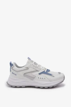 Damskie Big Star Shoes Buty Sportowe Damskie Big Star NN274A094 HI-POLY SYSTEM Biało-Niebieskie