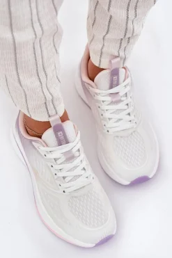 Big Star Shoes Buty Sportowe Big Star|Sneakersy Damskie*Buty Sportowe Damskie Big Star RR274A161 HI-POLY SYSTEM Białe Biały