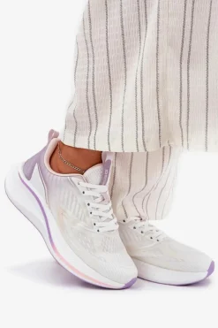 Big Star Shoes Buty Sportowe Big Star|Sneakersy Damskie*Buty Sportowe Damskie Big Star RR274A161 HI-POLY SYSTEM Białe Biały