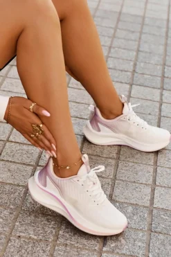 Big Star Shoes Buty Sportowe Big Star|Sneakersy Damskie*Buty Sportowe Damskie Big Star RR274A161 HI-POLY SYSTEM Białe Biały