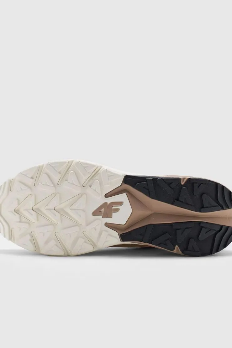 Clearance 4F Buty Sportowe Damskie Do Trekkingu I Trailu SPEED HIKER WMM00FOTSF033-83S Beżowe Beżowy