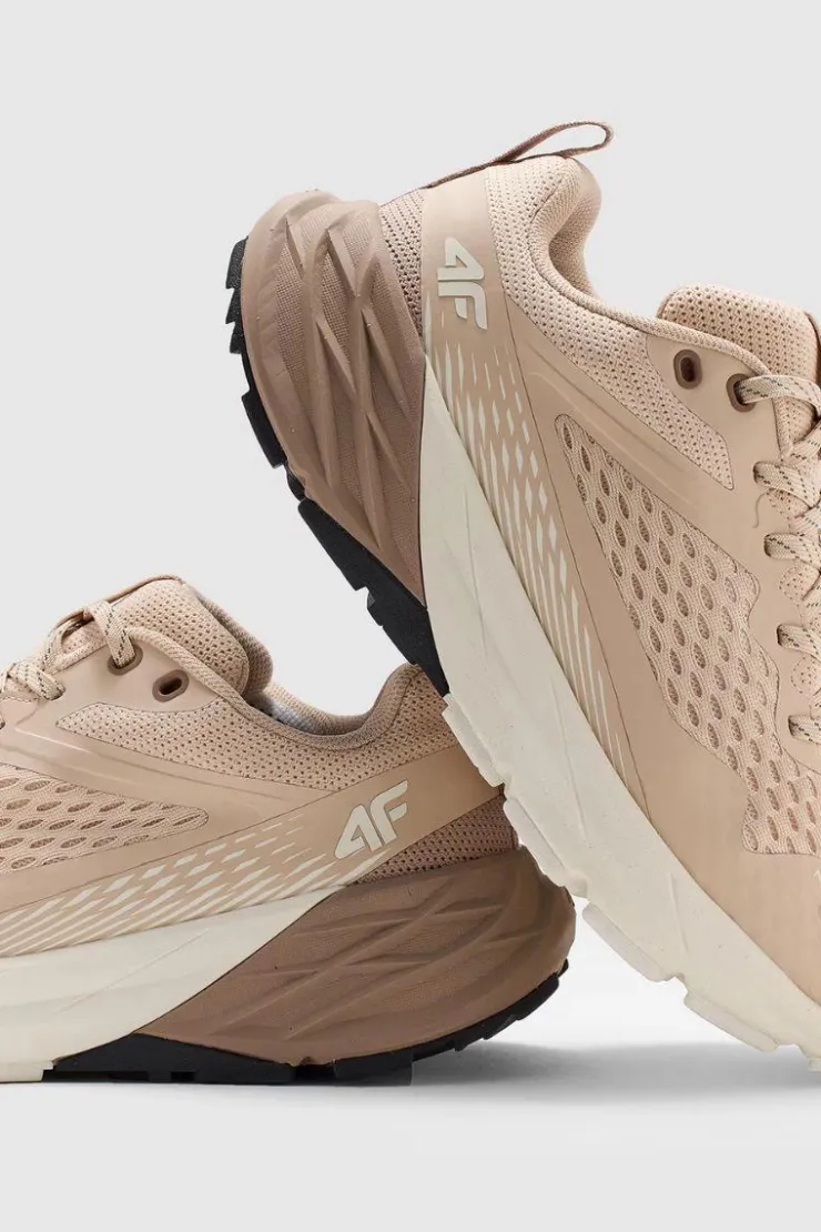 Clearance 4F Buty Sportowe Damskie Do Trekkingu I Trailu SPEED HIKER WMM00FOTSF033-83S Beżowe Beżowy