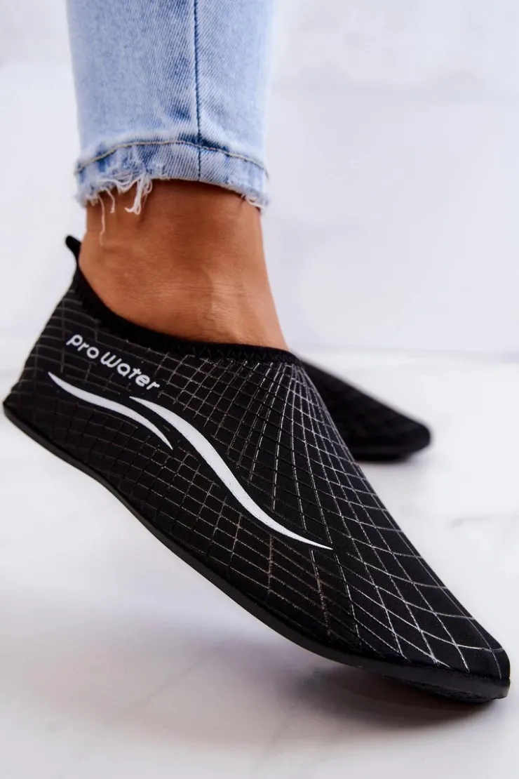Damskie Boto Buty Sportowe Damskie Do Wody ProWater 22-4-013L Czarne