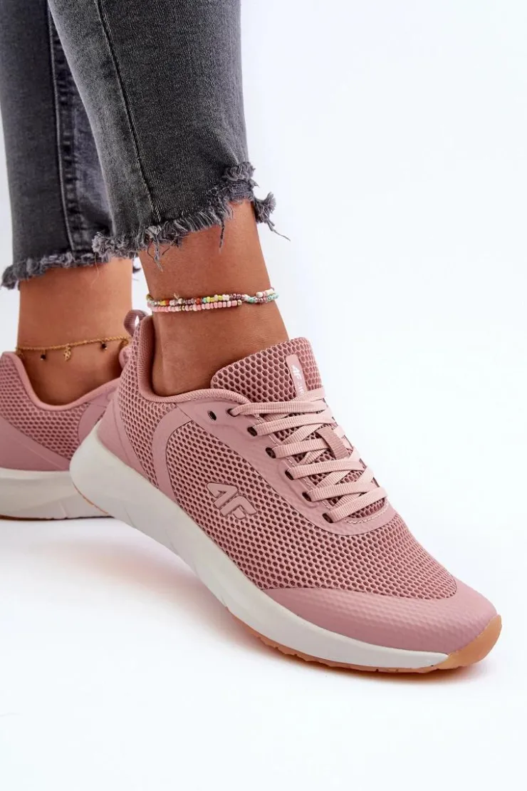 Discount 4F Buty Sportowe Damskie MM00FSPOF027 Różowe