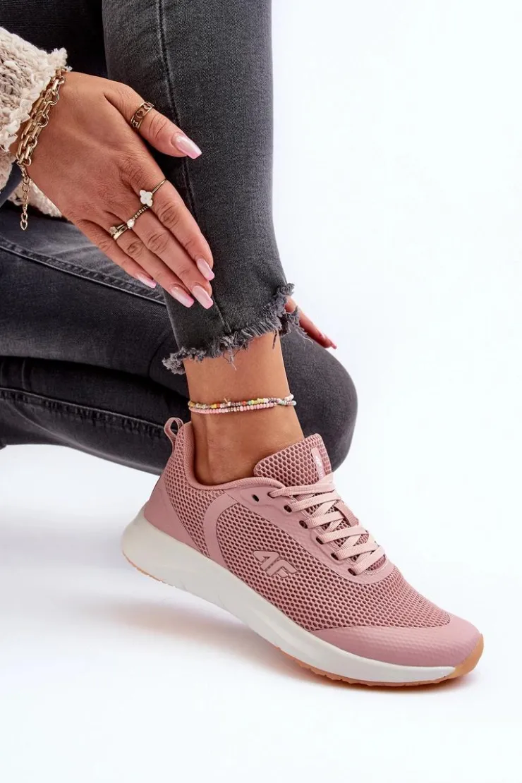 Discount 4F Buty Sportowe Damskie MM00FSPOF027 Różowe