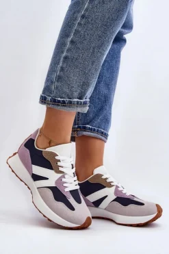 Damskie Boto Buty Sportowe Damskie Fioletowe Chloette