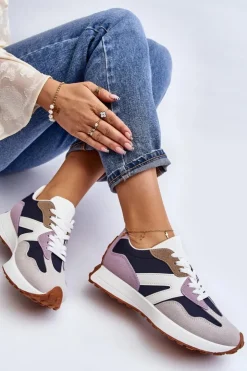 Damskie Boto Buty Sportowe Damskie Fioletowe Chloette