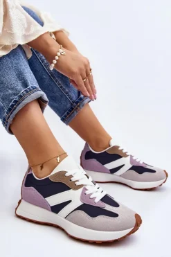 Damskie Boto Buty Sportowe Damskie Fioletowe Chloette