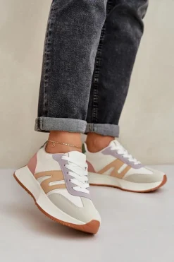 Boto Sneakersy Damskie|Buty Sportowe Na Platformie*Buty Sportowe Damskie Na Platformie Multikolor Emidi Wielokolorowy