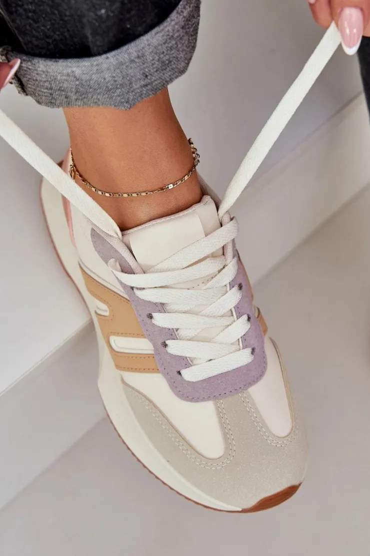 Boto Sneakersy Damskie|Buty Sportowe Na Platformie*Buty Sportowe Damskie Na Platformie Multikolor Emidi Wielokolorowy