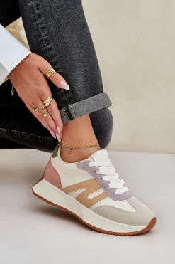 Boto Sneakersy Damskie|Buty Sportowe Na Platformie*Buty Sportowe Damskie Na Platformie Multikolor Emidi Wielokolorowy