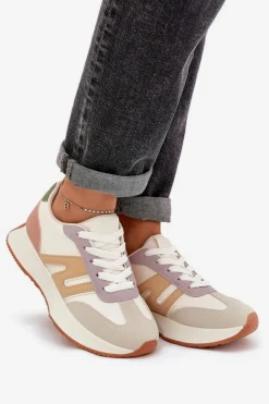 Boto Sneakersy Damskie|Buty Sportowe Na Platformie*Buty Sportowe Damskie Na Platformie Multikolor Emidi Wielokolorowy