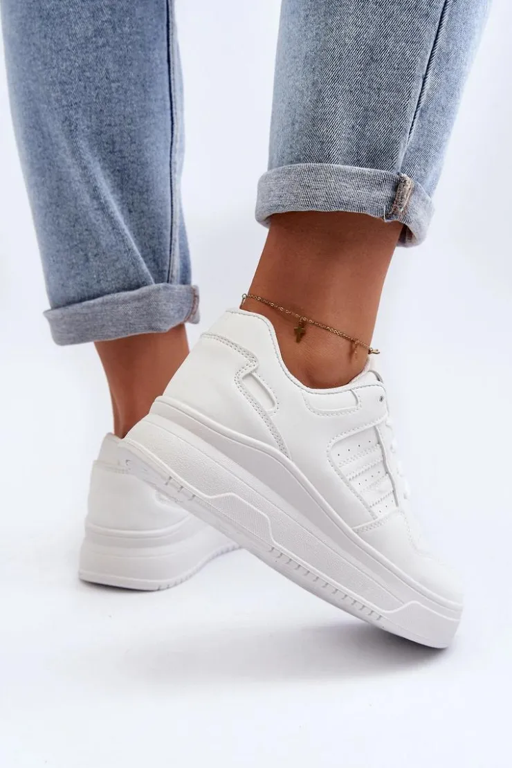 Evento Sneakersy Damskie*Buty Sportowe Sneakersy Damskie Białe Frutesa