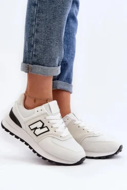 Damskie Boto Buty Sportowe Sneakersy Damskie Białe Alettesa