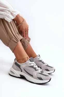 Damskie Boto Buty Sportowe Sneakersy Damskie Szare Kildia