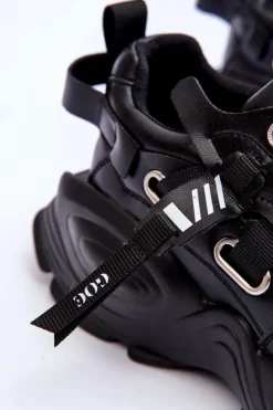 Damskie GOE Buty Sportowe Sneakersy MM2N4014 Czarne