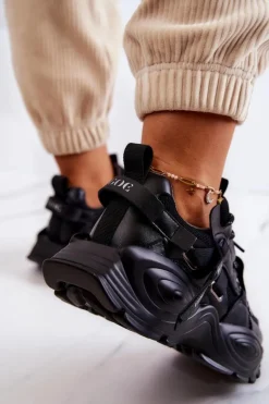 Damskie GOE Buty Sportowe Sneakersy JJ2N4083 Czarne