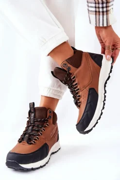 New Big Star Shoes Buty Trekkingowe Big Star II274453 Brązowe