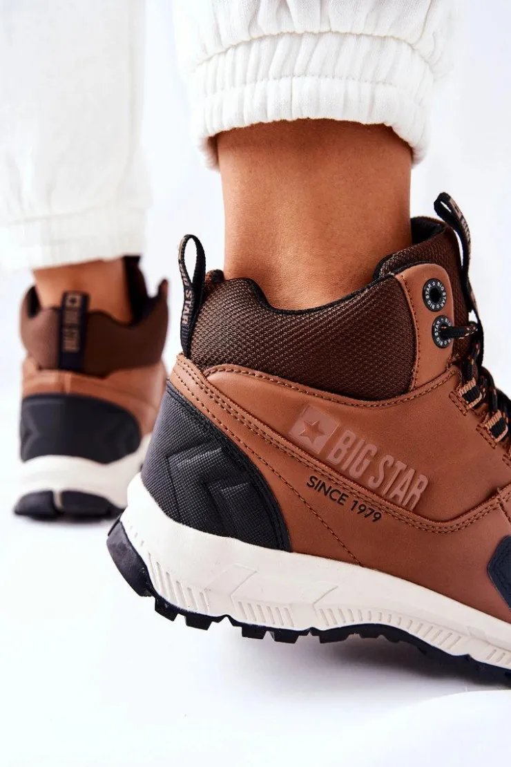 New Big Star Shoes Buty Trekkingowe Big Star II274453 Brązowe