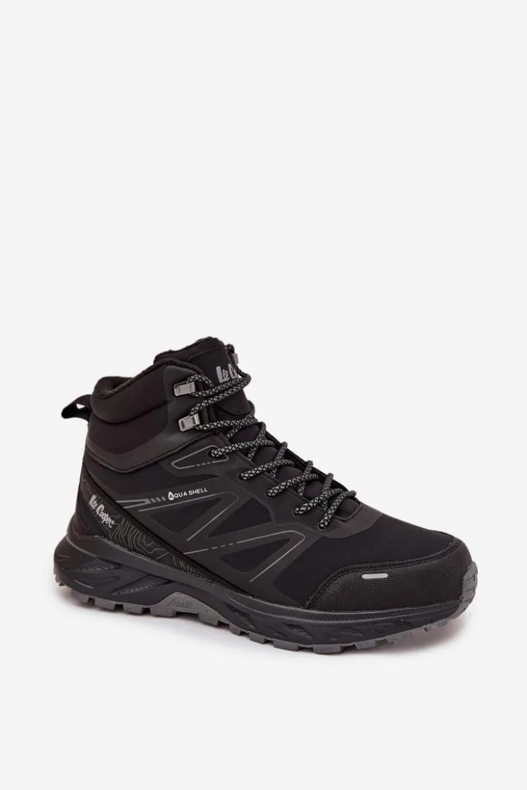 Lee Cooper Trekkingowe Damskie*Buty Trekkingowe Damskie Ocieplane LCJ-25-01-3710 Czarne