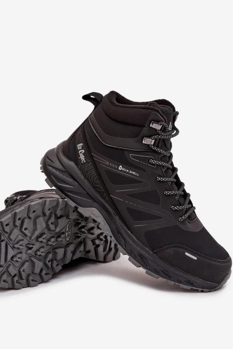 Lee Cooper Trekkingowe Damskie*Buty Trekkingowe Damskie Ocieplane LCJ-25-01-3710 Czarne
