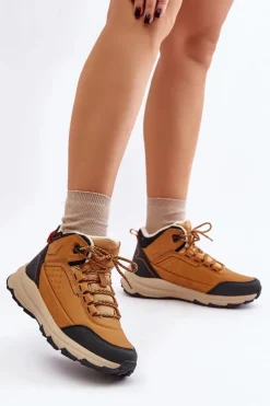 Big Star Shoes Trekkingowe Damskie|Damskie Trapery*Buty Trekkingowe Młodzieżowe Ocieplane McKeylor 14011 Camel