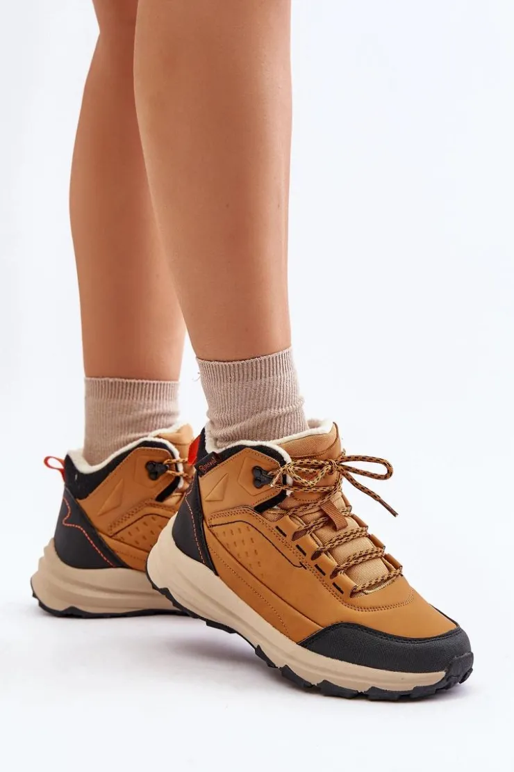 Big Star Shoes Trekkingowe Damskie|Damskie Trapery*Buty Trekkingowe Młodzieżowe Ocieplane McKeylor 14011 Camel