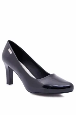 Damskie Buty Sergio Leone Czółenka damskie Sergio Leone Czarne Lakierowane Orsola