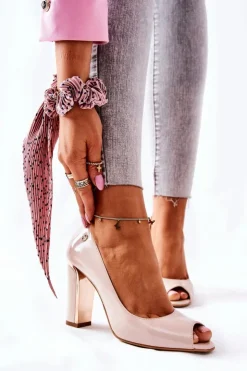 Monnari Czółenka Na Słupku*Czółenka Na Słupku 0780-015 Beżowe