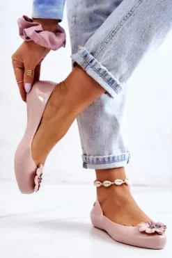 ZAXY Damskie Baleriny Pachnące Gumowe JJ285051 Nude