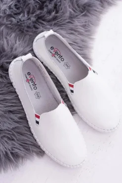 Damskie Boto Damskie Białe Skórzane Tenisówki Bellara