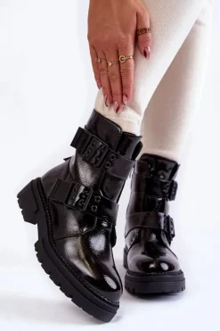 Sale Boto Damskie Botki La.Fi 250007B-LA Czarne