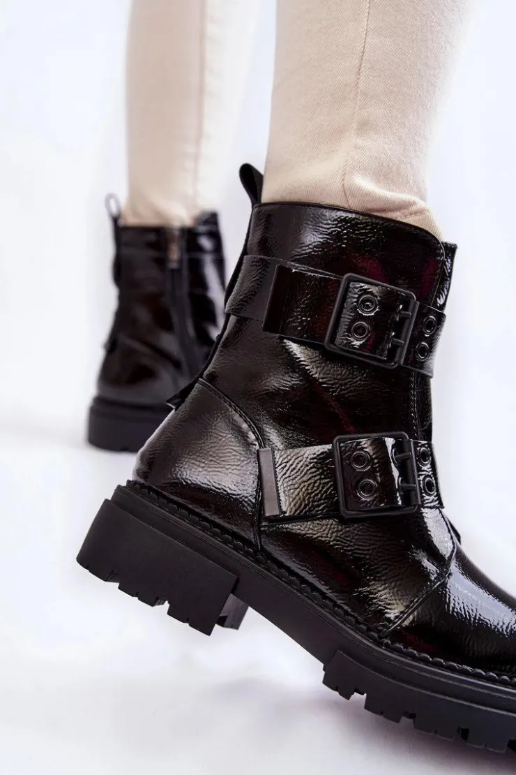 Sale Boto Damskie Botki La.Fi 250007B-LA Czarne