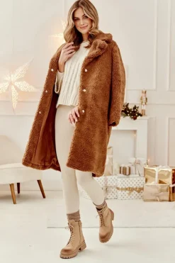 Damskie Boto Damskie Botki Trapery Na Grubej Podeszwie Beżowe Narelona