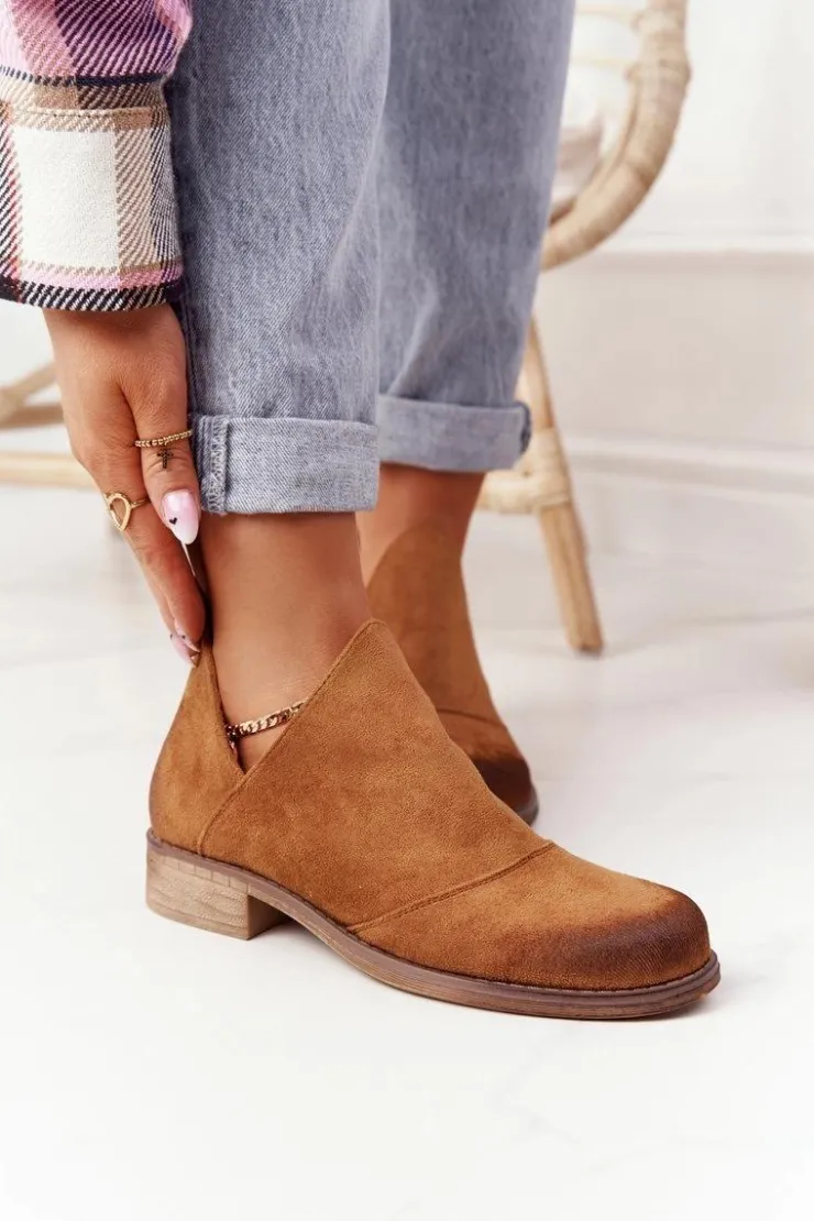 Damskie Boto Damskie Botki Z Wycięciami Camel Hillary