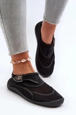 Discount Big Star Shoes Damskie Buty Do Wody Czarne Big Star NN274A805 Czarny