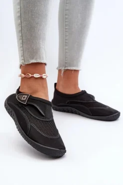 Discount Big Star Shoes Damskie Buty Do Wody Czarne Big Star NN274A805 Czarny