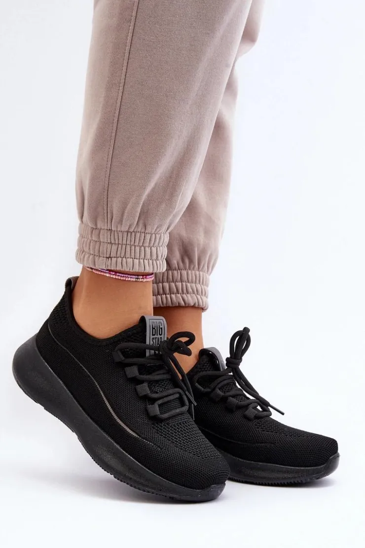 Damskie Big Star Shoes Damskie Buty Sportowe Big Star NN274663 Czarne